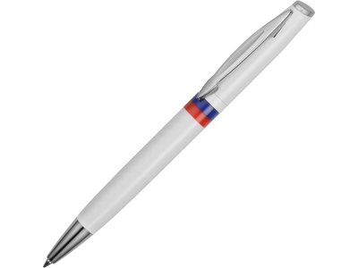 Ручка пластиковая шариковая «Отчизна», белый, красный, пластик, металл