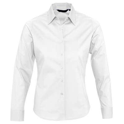 Рубашка "Eden", белый_M, 97% хлопок, 3% эластан, 140г/м2, белый, хлопок 97%, эластан 3%, плотность 140 г/м2