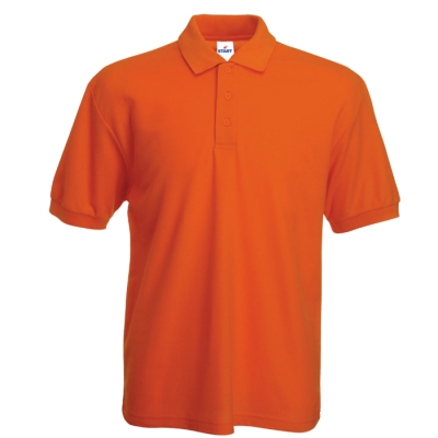 Поло "Mister Style" -170 г/м2, 100% хлопок, оранжевый_S, оранжевый
