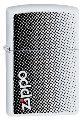 Зажигалка ZIPPO с покрытием White Matte, латунь/сталь, белая, матовая, 38x13x57 мм, белый