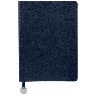 Ежедневник Lafite, недатированный, темно-синий, синий, искусственная кожа; шильд - металл