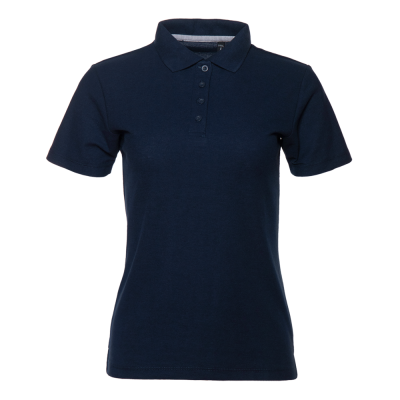 Рубашка поло женская STAN хлопок/полиэстер 185, 04WL, Т-синий, 185 гр/м2, хлопок