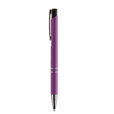 Ручка MELAN soft touch, фиолетовый, металл