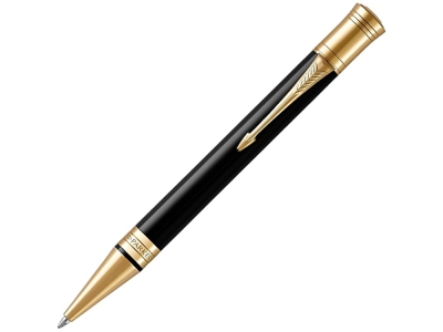 Ручка шариковая Duofold Classic, черный, желтый, металл