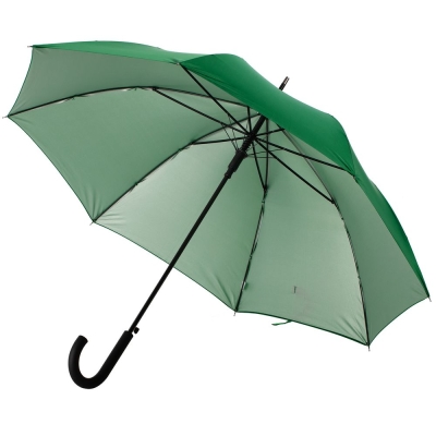 Зонт-трость Silverine, зеленый, зеленый, полиэстер