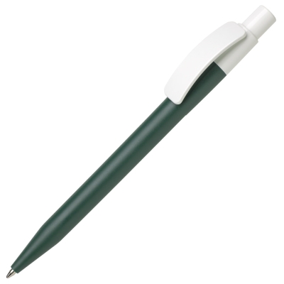 Ручка шариковая PIXEL, темно-зеленый, непрозрачный пластик, темно-зелёный, пластик