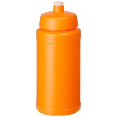Спортивная бутылка Baseline® Plus объемом 500 мл со крышкой-поильником, оранжевый