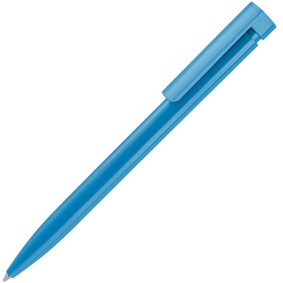Ручка шариковая Liberty Polished, голубая, голубой, пластик