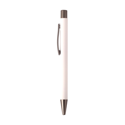 Ручка MARSEL soft touch, белый, металл