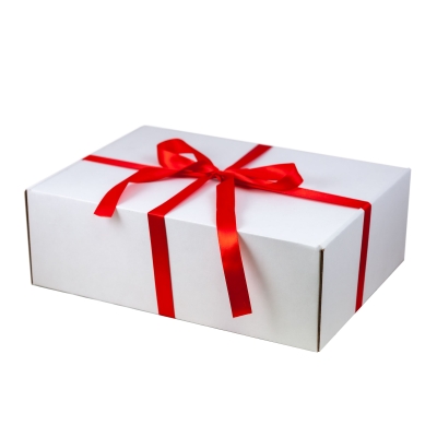 Подарочная лента для большой универсальной подарочной коробки, красная, красный