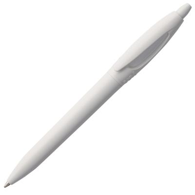 Ручка шариковая S! (Си), белая, белый, пластик