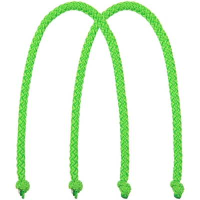 Ручки Corda для пакета L, ярко-зеленые (салатовые), зеленый, полиэстер 100%