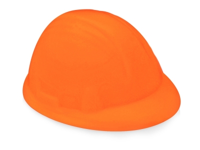 Антистресс «Каска», оранжевый, пластик