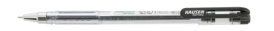 Шариковая ручка Hauser EON, пластик, цвет черный, черный, пластик