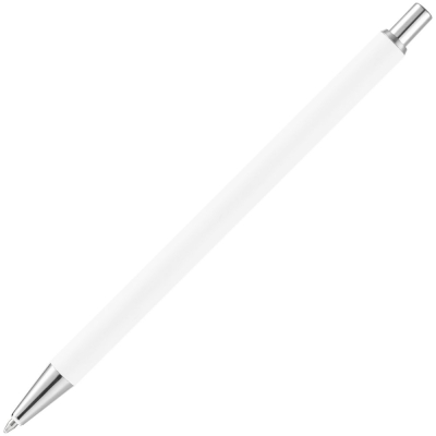 Ручка шариковая Slim Beam, белая, белый