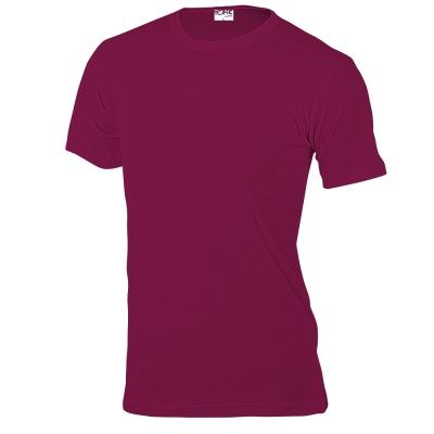 Мужские футболки Topic кор.рукав 100% хб бордовый, бордовый, хлопок