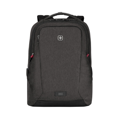 Рюкзак WENGER MX Professional 16”, серый, 100% полиэстер, 33х21х45 см, 21 л, серый