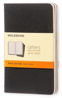 Блокнот Moleskine CAHIER JOURNAL QP311 Pocket 90x140мм обложка картон 64стр. линейка черный (3шт) Блокнот Moleskine CAHIER JOURNAL QP311 Pocket 90x140мм обложка картон 64стр. линейка черный (3шт)