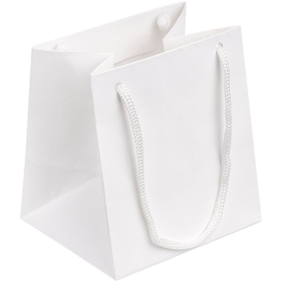 Пакет бумажный под кружку Cupfull, белый, белый, бумага