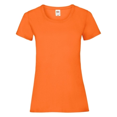 Футболка "Lady-Fit Valueweight T", оранжевый_XS, 100% хлопок, 165 г/м2, оранжевый, хлопок 100%, плотноть 165 г/м2