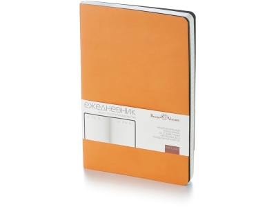 Ежедневник недатированный А5 «Megapolis Flex», оранжевый, кожзам