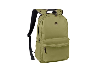 Рюкзак с отделением для ноутбука 14" и с водоотталкивающим покрытием, зеленый, полиэстер