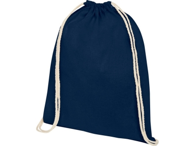 Рюкзак со шнурком «Tenes» из хлопка 140 г/м², синий, хлопок