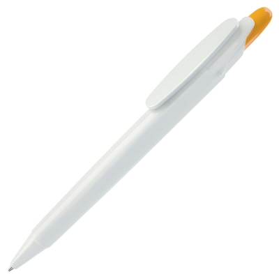 OTTO, ручка шариковая, желтый/белый, пластик, белый, желтый, пластик