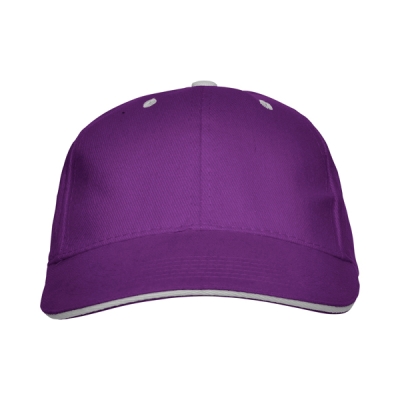 Бейсболка 6-панельная PANEL, Фиолетовый, фиолетовый