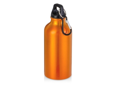 Бутылка «Hip S» с карабином, 400 мл, оранжевый, алюминий