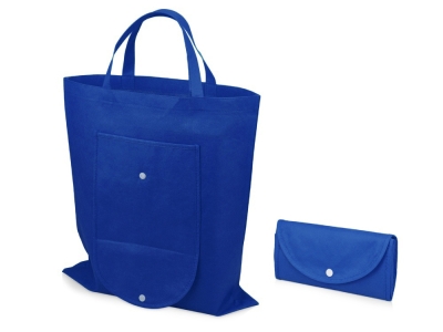 Складная сумка «Plema» из нетканого материала, синий, нетканый материал