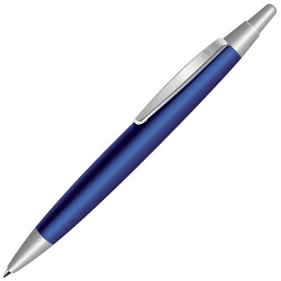 GAMMA, ручка шариковая, темно-синий/хром, металл