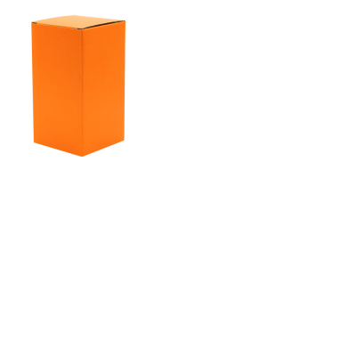 Коробка глянцевая для термокружки Surprise, оранжевый, оранжевый