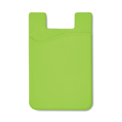 Чехол для пластиковых карт, зеленый, силикон