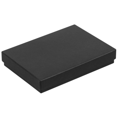 Коробка Slender, большая, черная, черный, картон