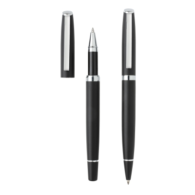 Набор ручек Deluxe, черный, алюминий; железо