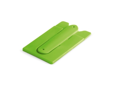Визитница и крепление для смартфонов «CARVER», зеленый, силикон