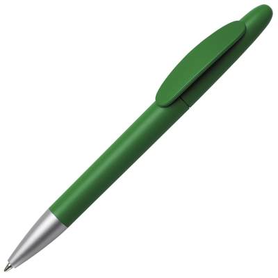 Ручка шариковая ICON, зеленый, непрозрачный пластик, зеленый, пластик