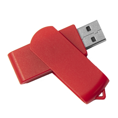 USB flash-карта SWING (16Гб), красный, 6,0х1,8х1,1 см, пластик, красный, пластик
