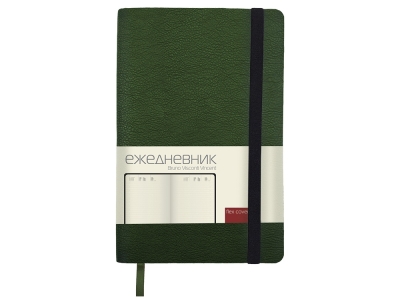 Ежедневник недатированный А5 «Vincent New», зеленый, кожзам