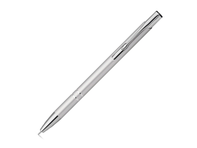Ручка металлическая шариковая, серебристый, металл