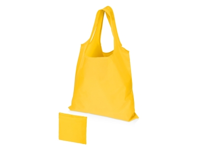 Складная сумка Reviver из переработанного пластика, желтый, полиэстер, пластик