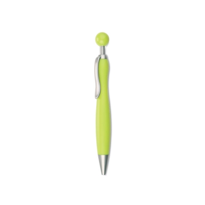 Ручка шариковая, зеленый, пластик