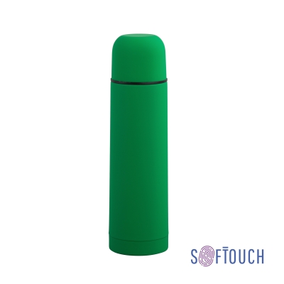 Термос "Крит" 500 мл, покрытие soft touch, зеленый, нержавеющая сталь/soft touch