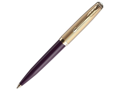 Ручка шариковая Parker 51 Deluxe, желтый, фиолетовый, металл