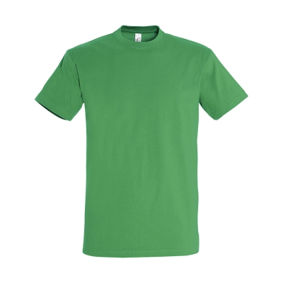 Футболка мужская IMPERIAL, ярко-зеленый, S, 100% хлопок, 190 г/м2, зеленый, полугребенной хлопок 100%, плотность 190 г/м2, джерси