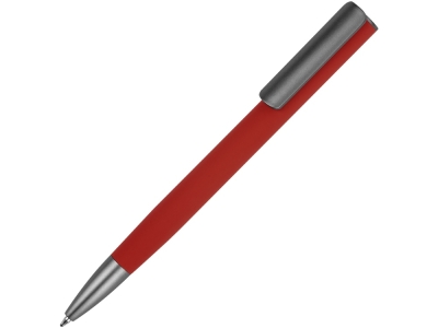 Ручка металлическая шариковая «Insomnia» soft-touch с зеркальным слоем, красный, серый