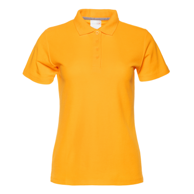 Рубашка поло женская STAN хлопок/полиэстер 185, 04WL, Жёлтый, 185 гр/м2, хлопок