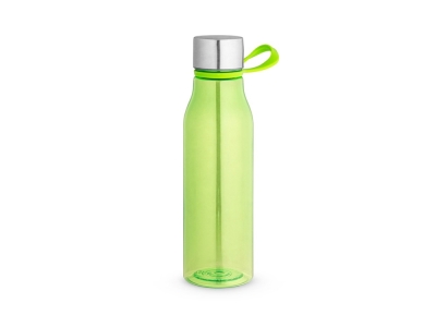 Бутылка спортивная из переработанного пластика rPET «SENNA», 590 мл, зеленый, металл