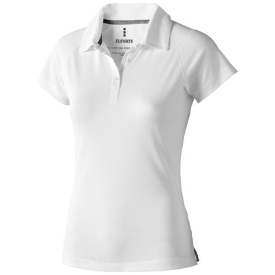 Ottawa спортивная женская футболка-поло с коротким рукавом, белый